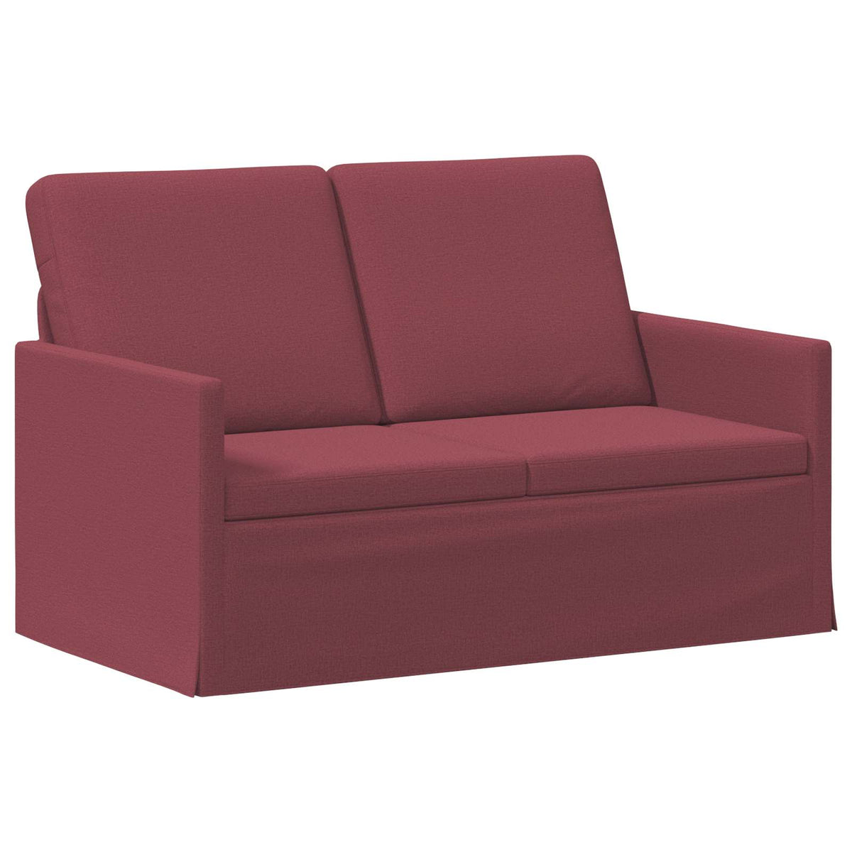 vidaXL Sofa Set 2 pcs Wine Red Fabric 4