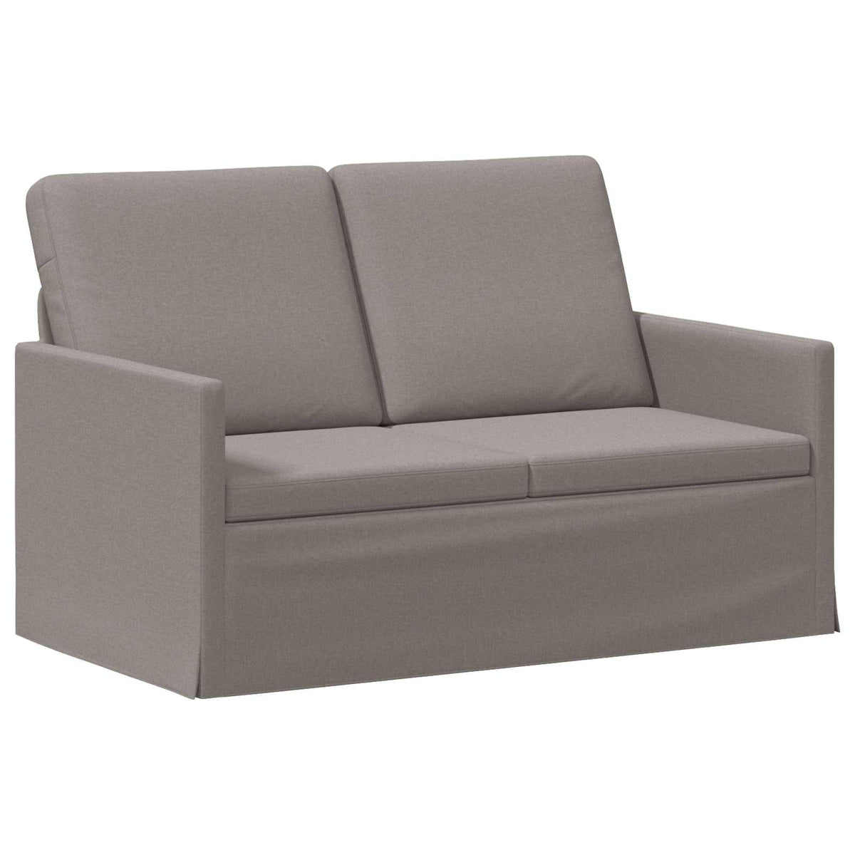 vidaXL Sofa Set 2 pcs Taupe Fabric 4