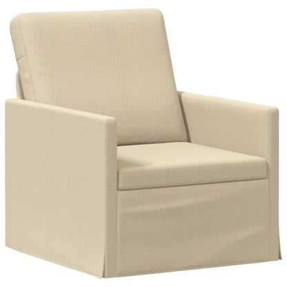 vidaXL Sofa Set 2 pcs Cream Fabric 3