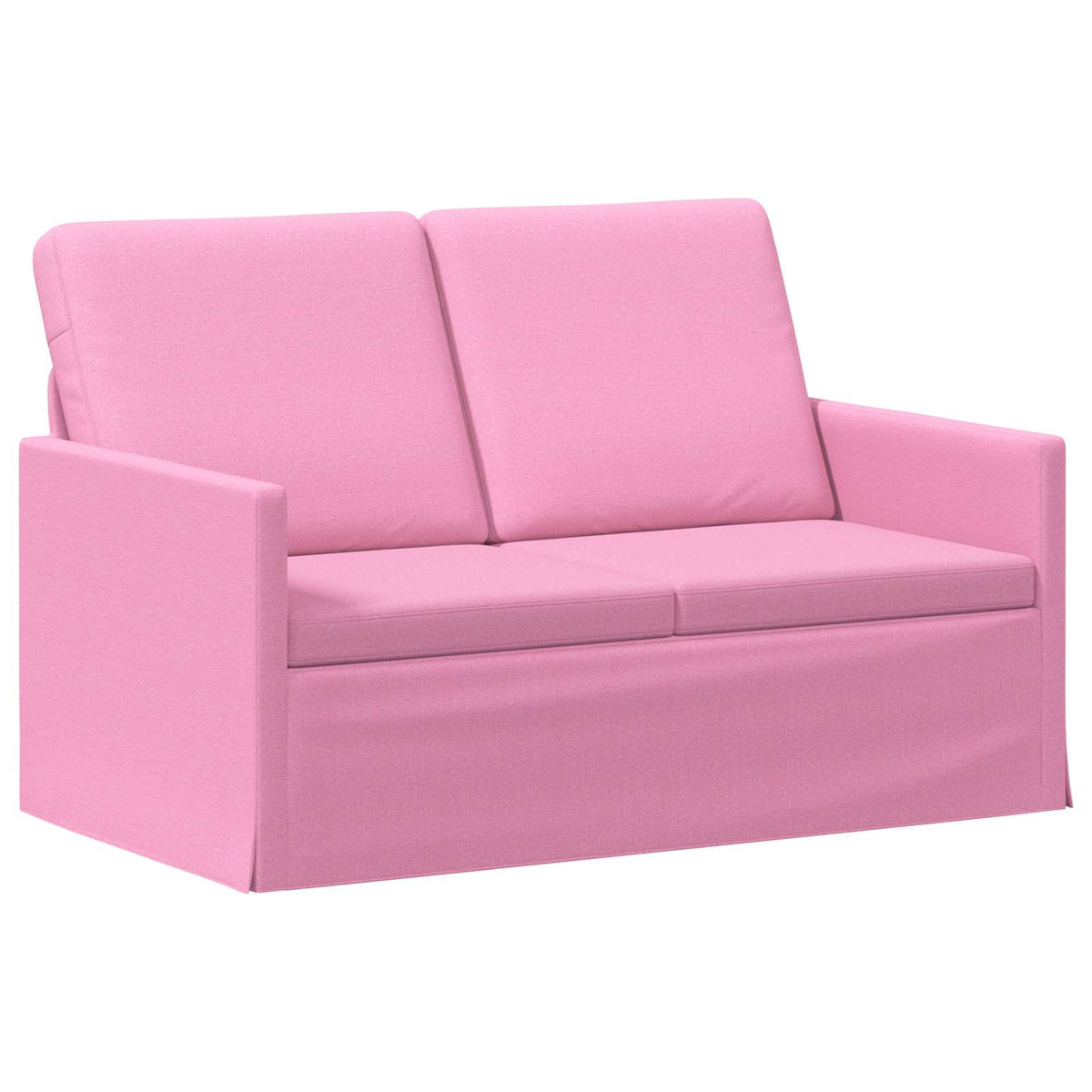 vidaXL Sofa Set 2 pcs Pink Fabric 4