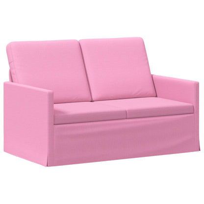 vidaXL Sofa Set 2 pcs Pink Fabric 4