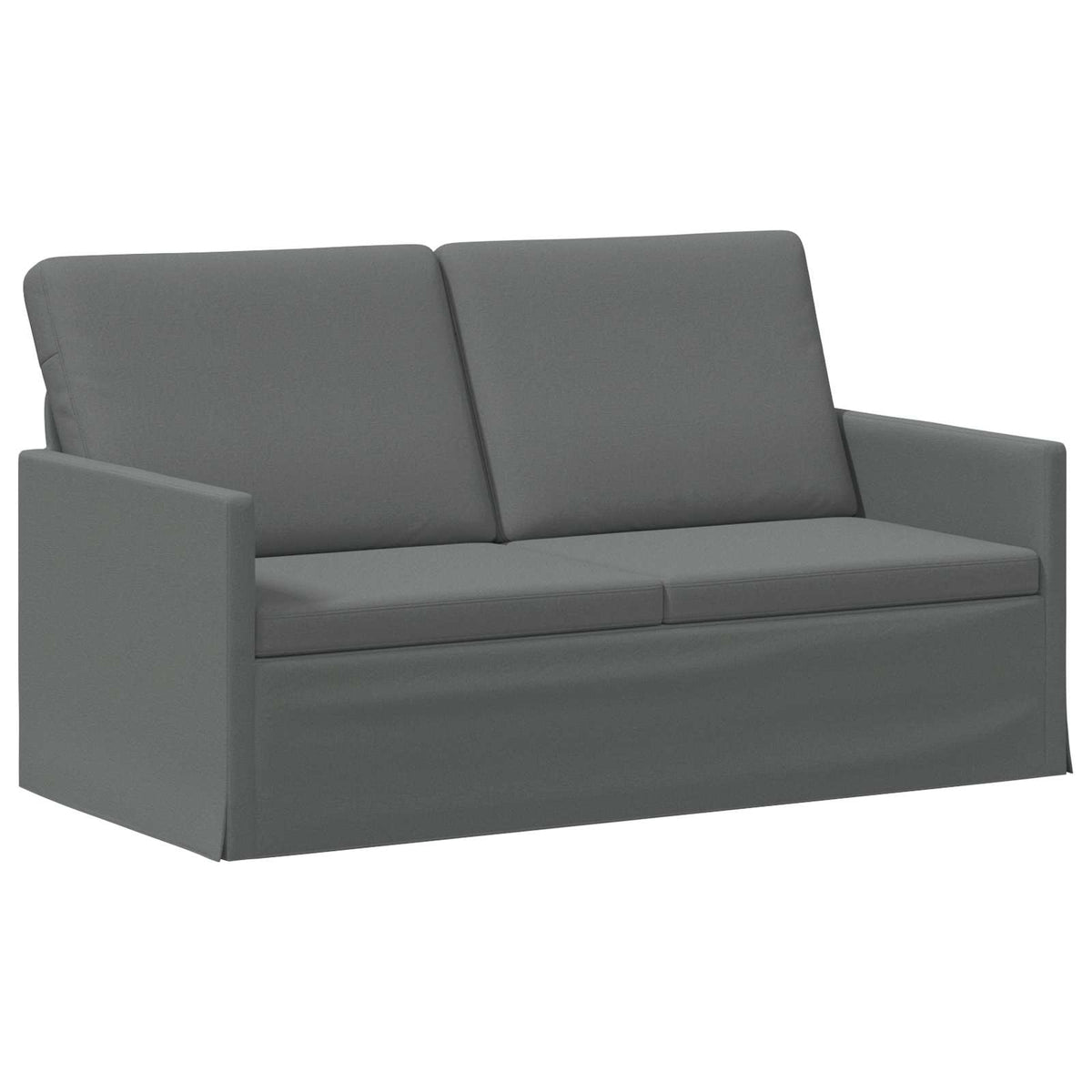 vidaXL Sofa Set 2 pcs Dark Grey Fabric 4