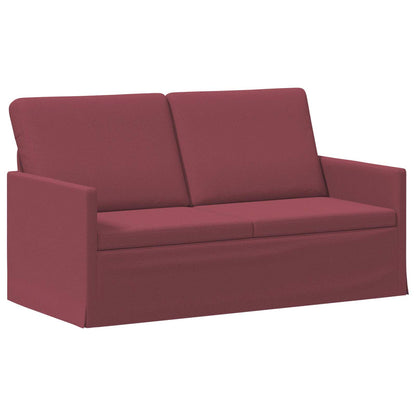 vidaXL Sofa Set 2 pcs Wine Red Fabric 4