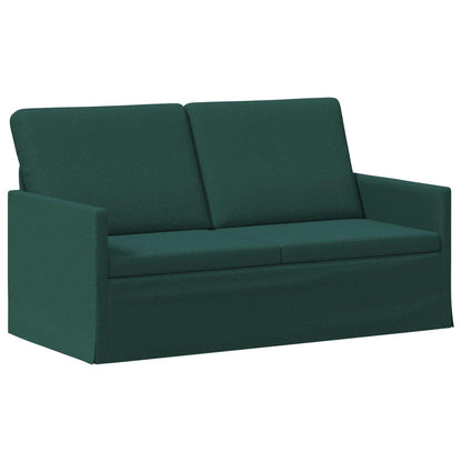 vidaXL Sofa Set 2 pcs Dark Green Fabric 4