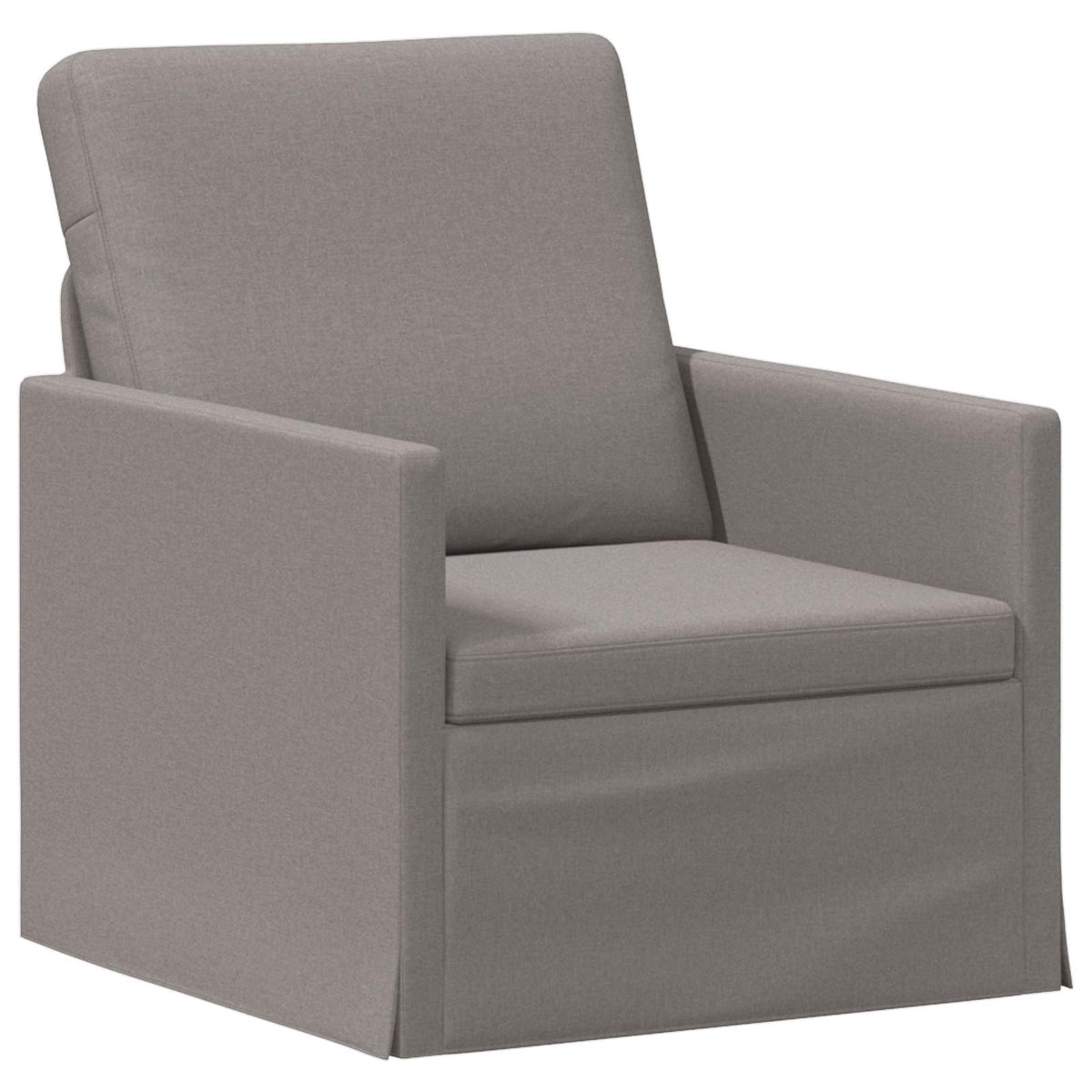 vidaXL Sofa Set 2 pcs Taupe Fabric 3