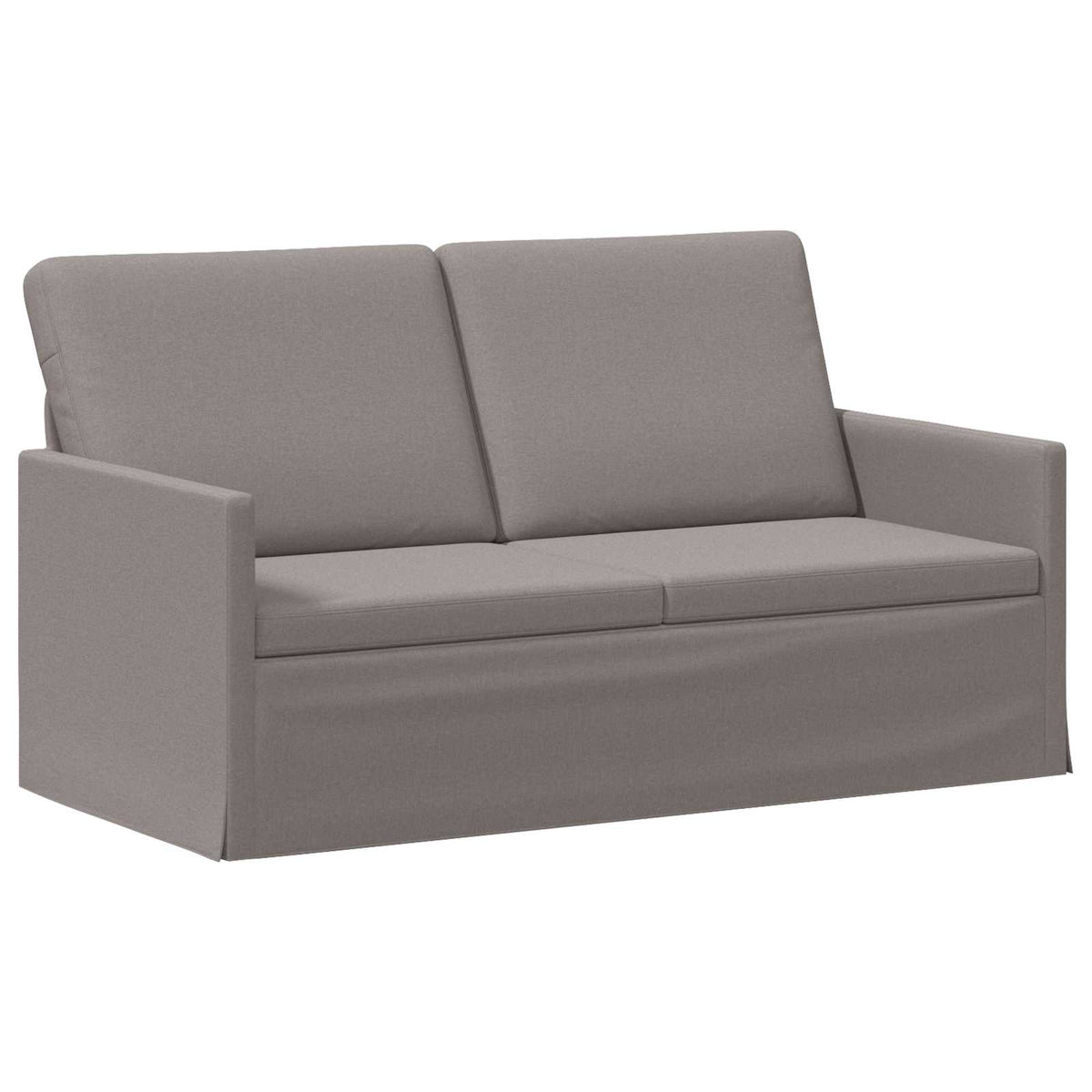 vidaXL Sofa Set 2 pcs Taupe Fabric 4