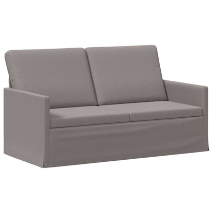 vidaXL Sofa Set 2 pcs Taupe Fabric 4