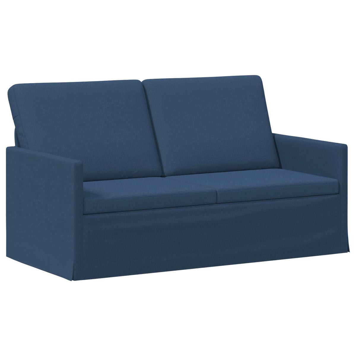 vidaXL Sofa Set 2 pcs Blue Fabric 4