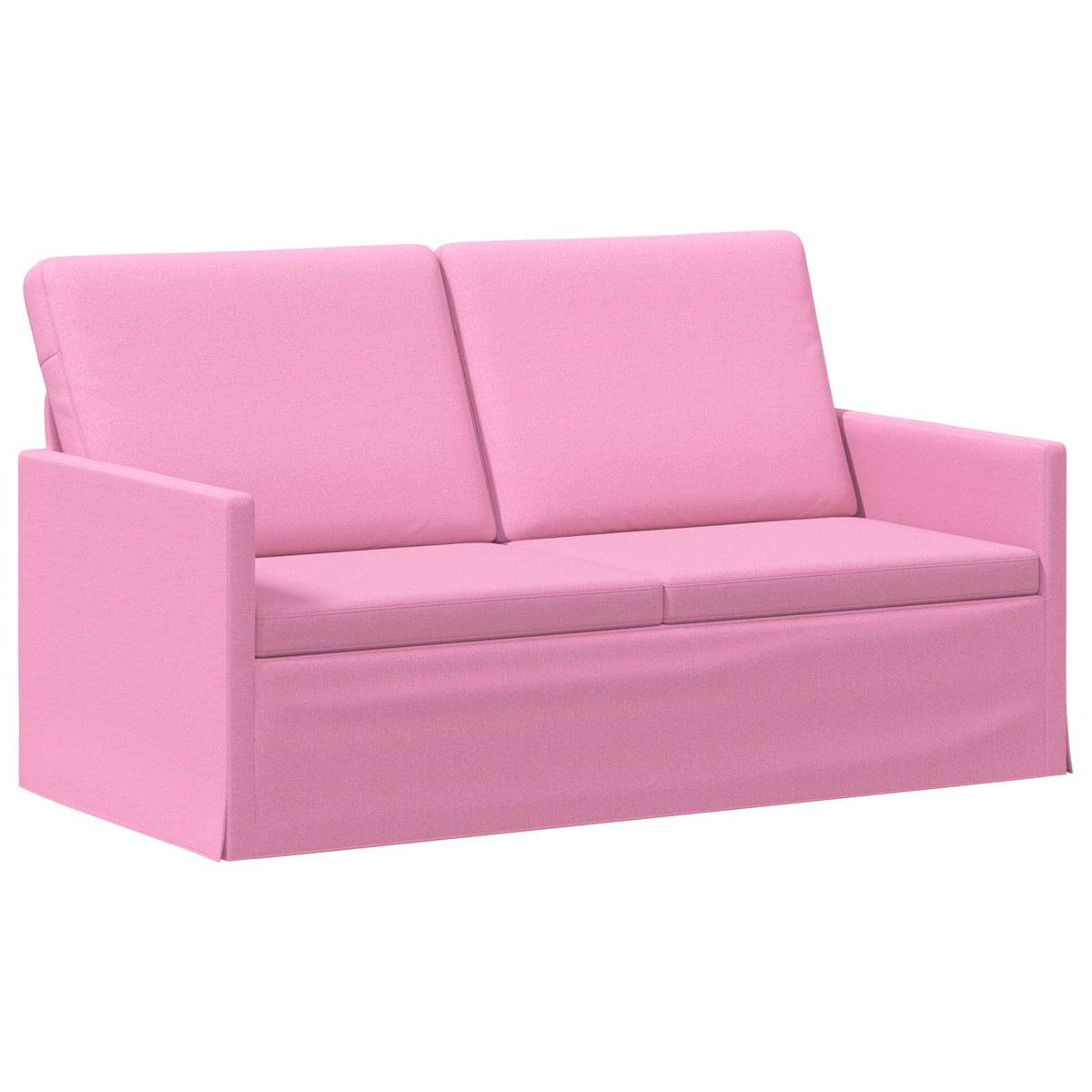 vidaXL Sofa Set 2 pcs Pink Fabric 4