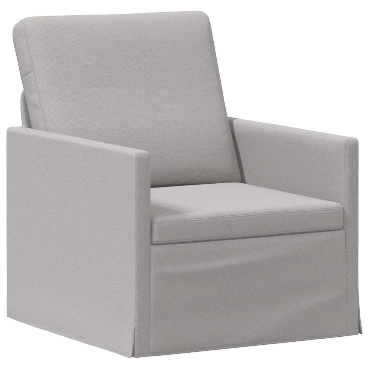 vidaXL Sofa Set 2 pcs Cloud Grey Fabric 3