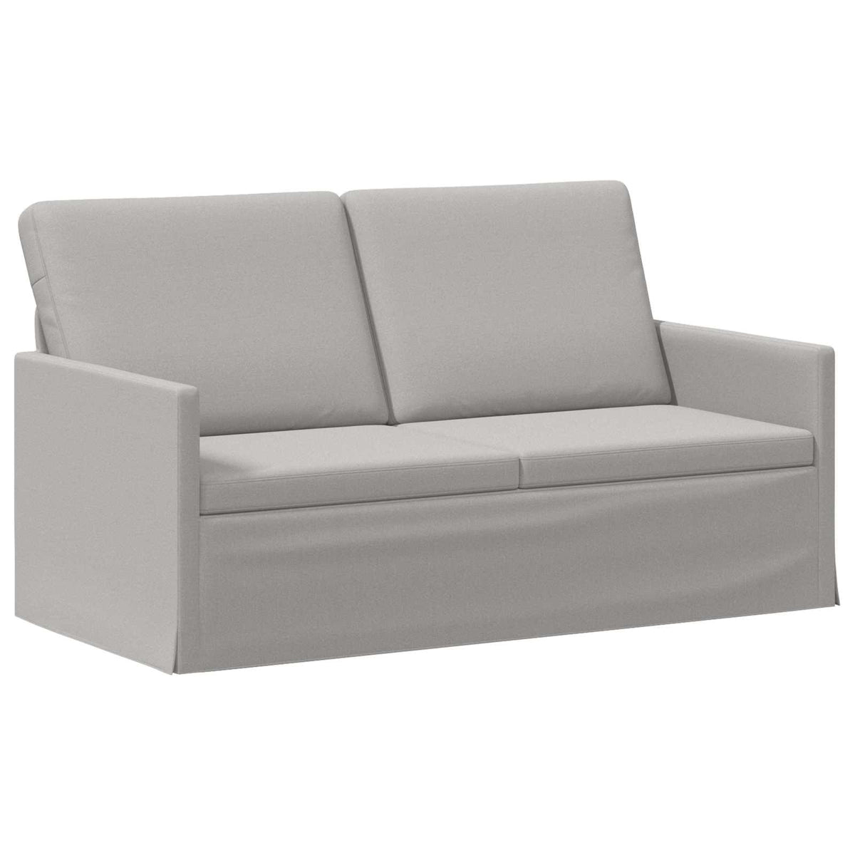 vidaXL Sofa Set 2 pcs Cloud Grey Fabric 4