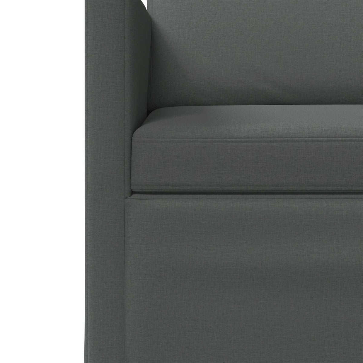 vidaXL Sofa Set 2 pcs Dark Grey Fabric 5