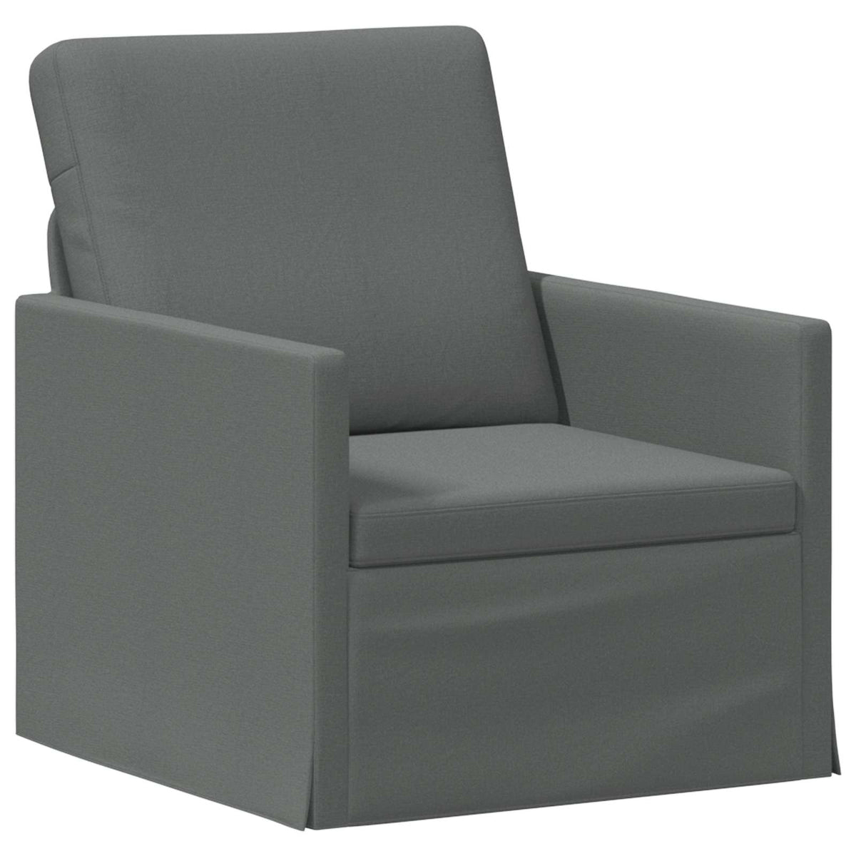vidaXL Sofa Set 2 pcs Dark Grey Fabric 3