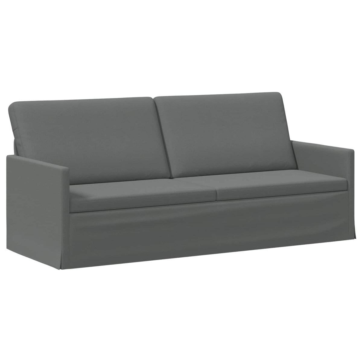 vidaXL Sofa Set 2 pcs Dark Grey Fabric 4
