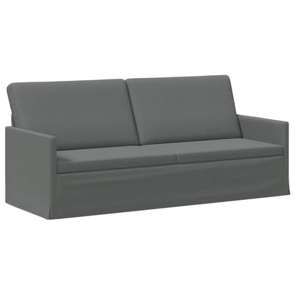 vidaXL Sofa Set 2 pcs Dark Grey Fabric 4
