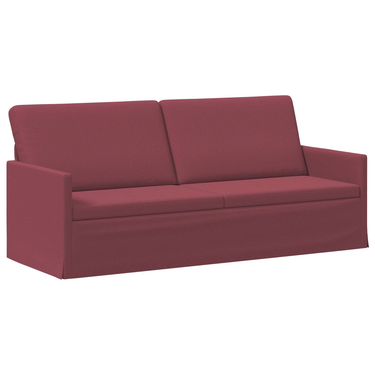 vidaXL Sofa Set 2 pcs Wine Red Fabric 4