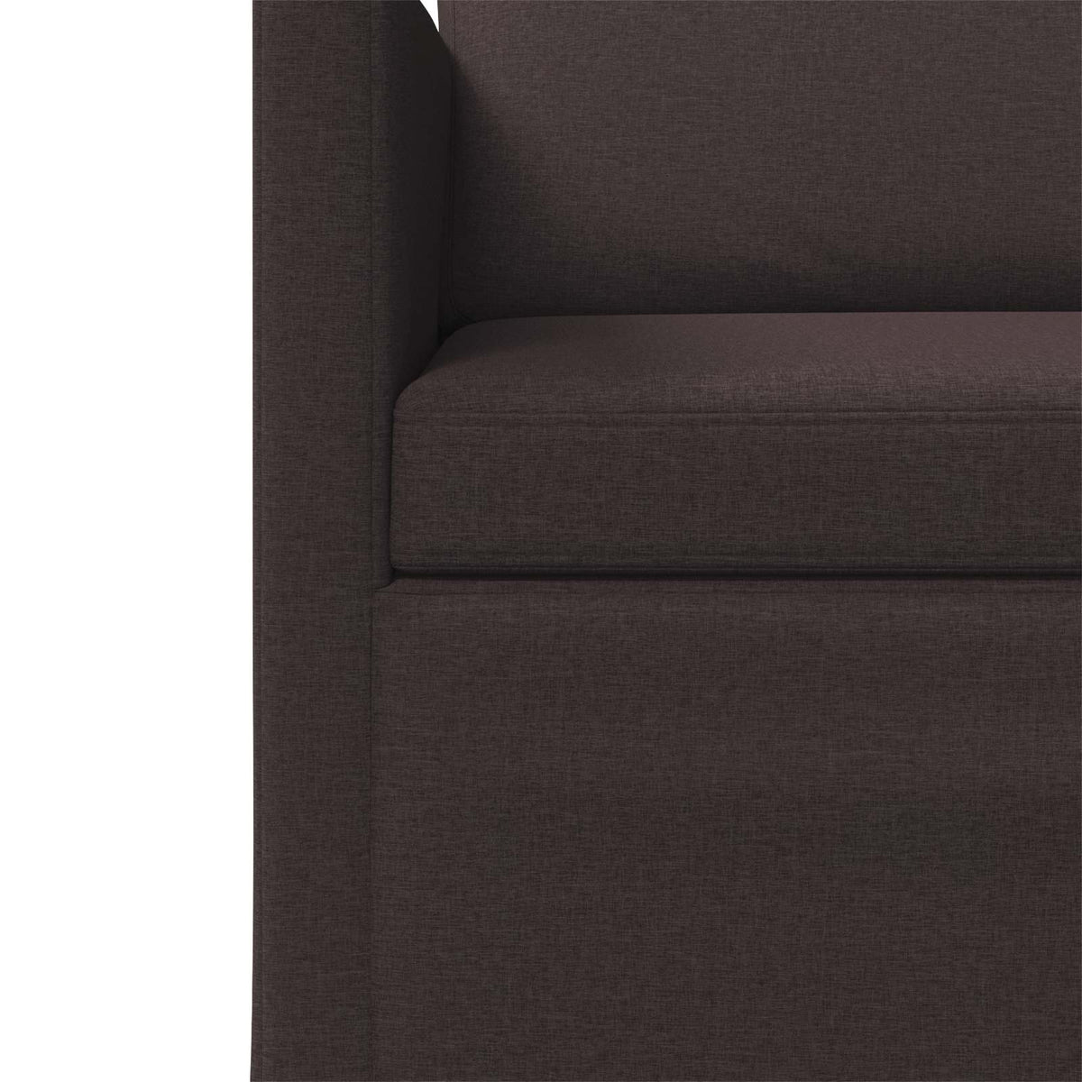 vidaXL Sofa Set 2 pcs Dark Brown Fabric 5