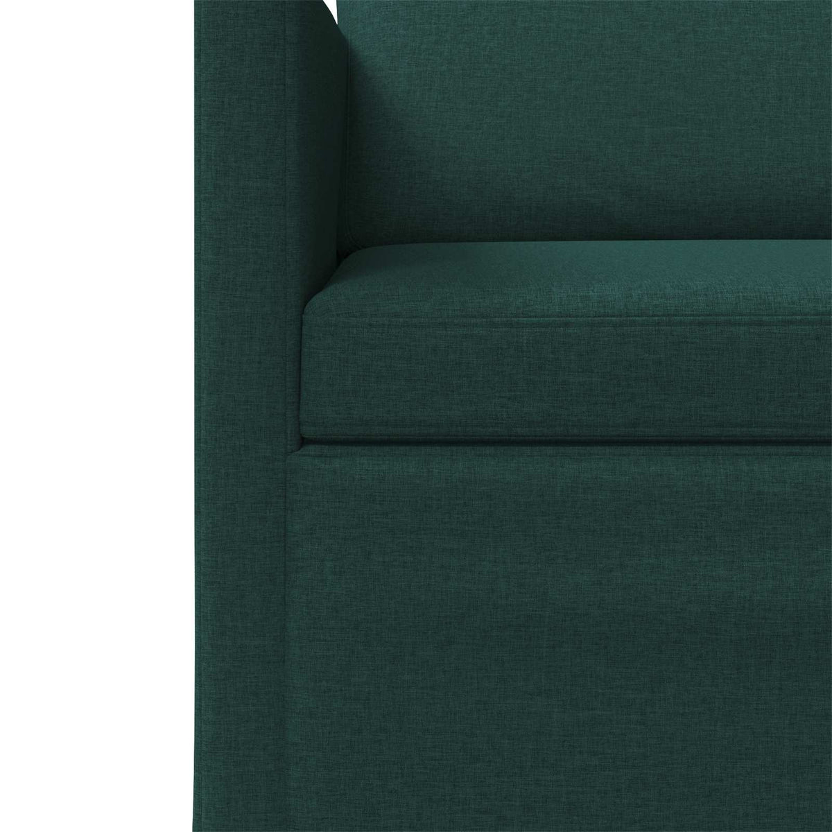 vidaXL Sofa Set 2 pcs Dark Green Fabric 5
