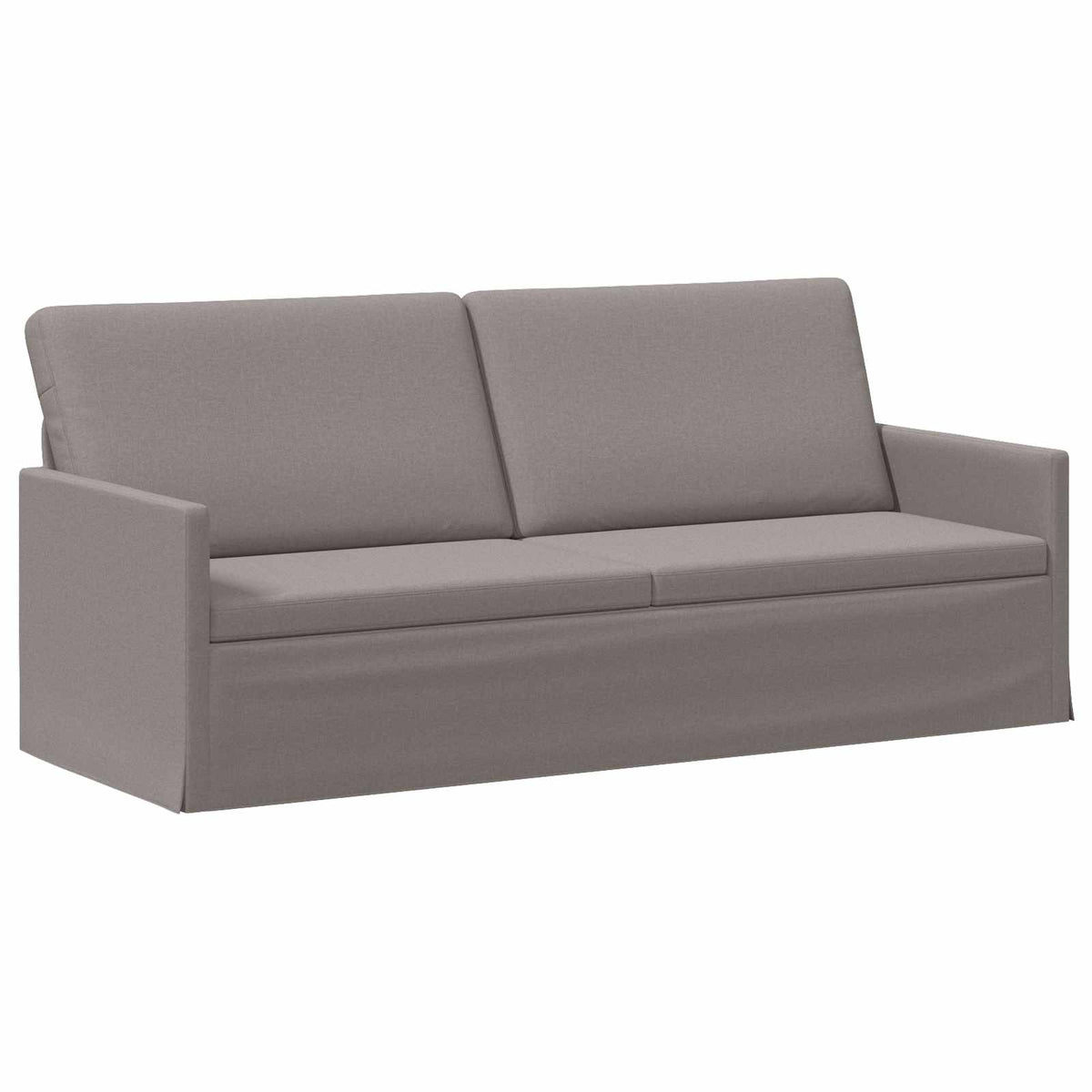 vidaXL Sofa Set 2 pcs Taupe Fabric 4