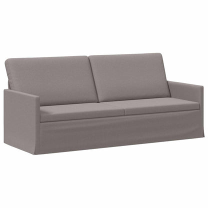 vidaXL Sofa Set 2 pcs Taupe Fabric 4
