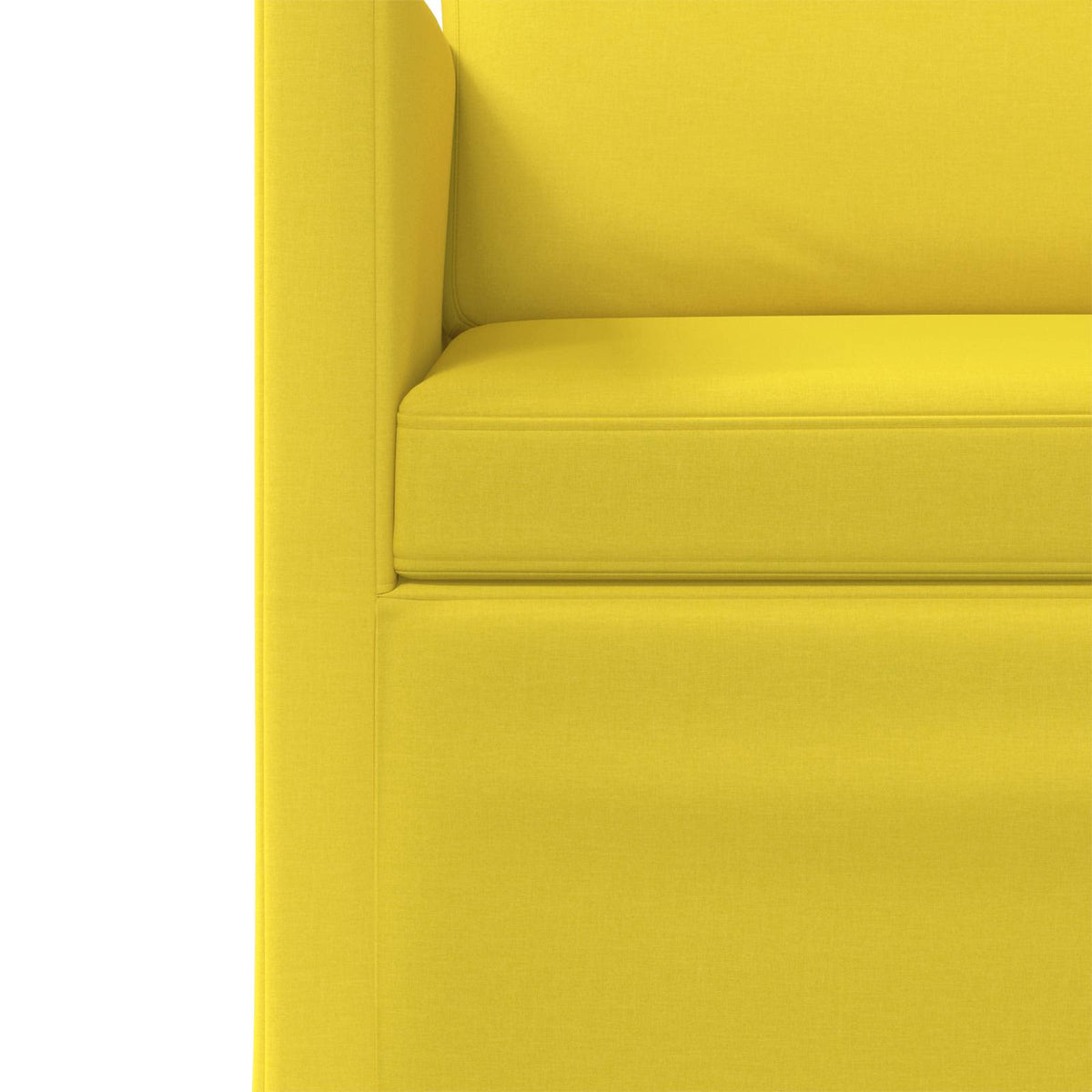 vidaXL Sofa Set 2 pcs Light Yellow Fabric 5
