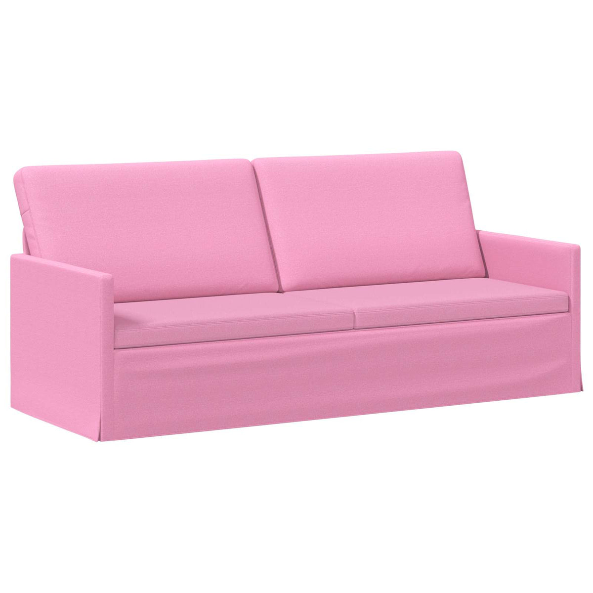 vidaXL Sofa Set 2 pcs Pink Fabric 4