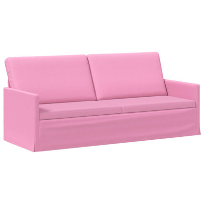 vidaXL Sofa Set 2 pcs Pink Fabric 4