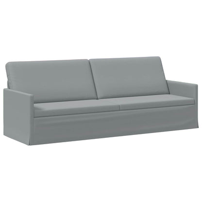 vidaXL Sofa Set 2 pcs Light Grey Fabric 4