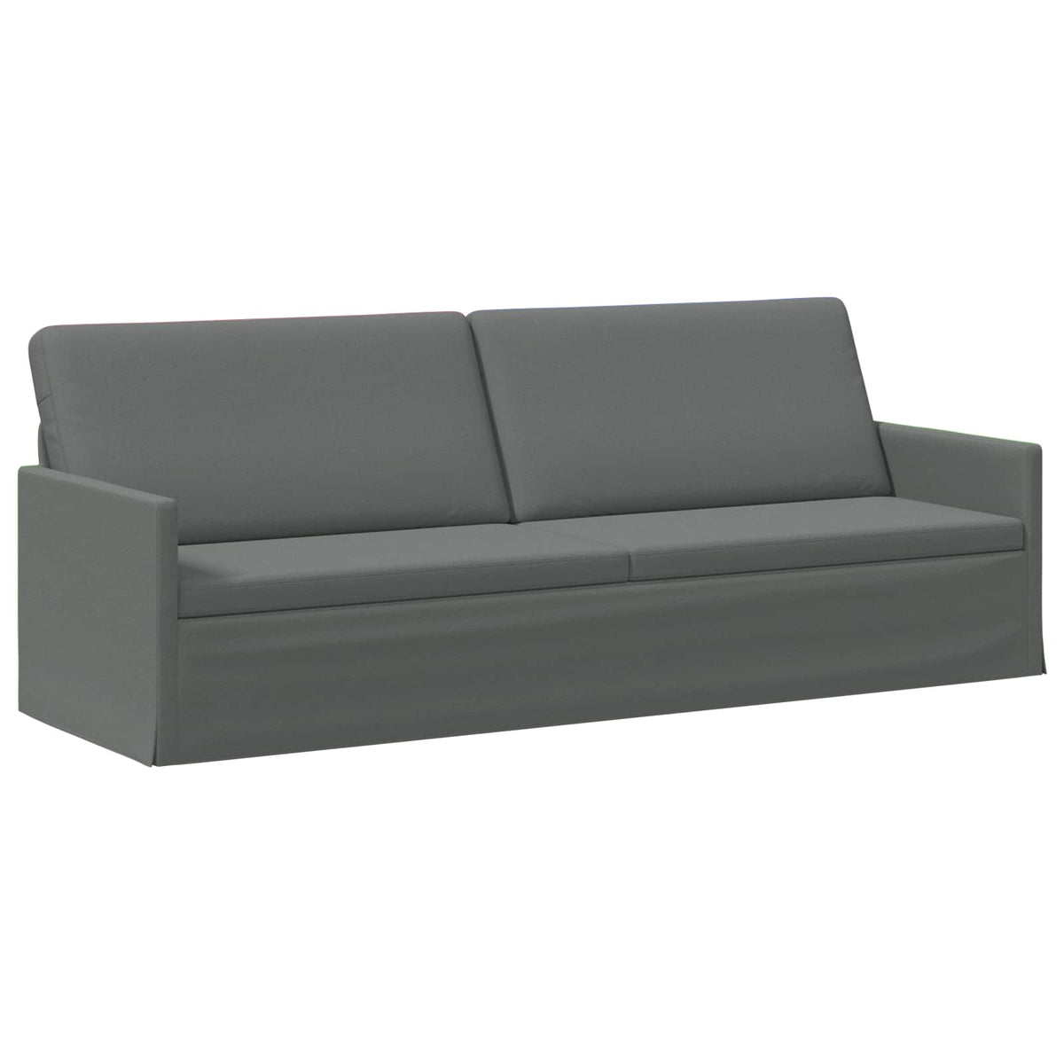 vidaXL Sofa Set 2 pcs Dark Grey Fabric 4