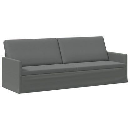 vidaXL Sofa Set 2 pcs Dark Grey Fabric 4