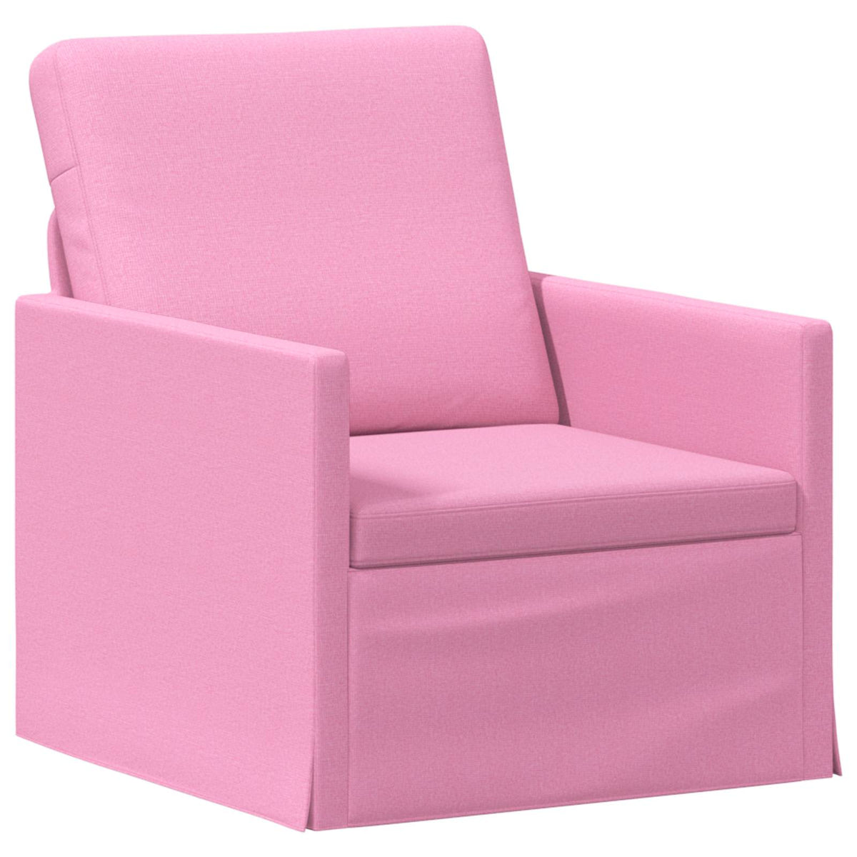 vidaXL Sofa Set 2 pcs Pink Fabric 3