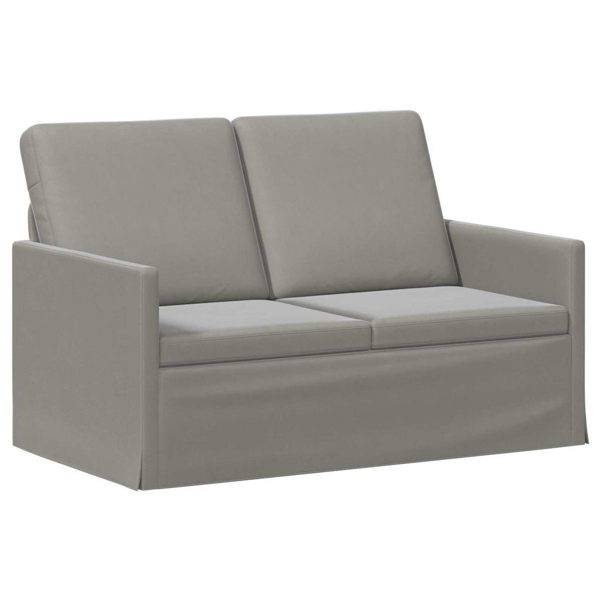 vidaXL Sofa Set 2 pcs Light Grey Velvet 4