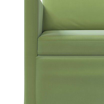 vidaXL Sofa Set 2 pcs Light Green Velvet 5