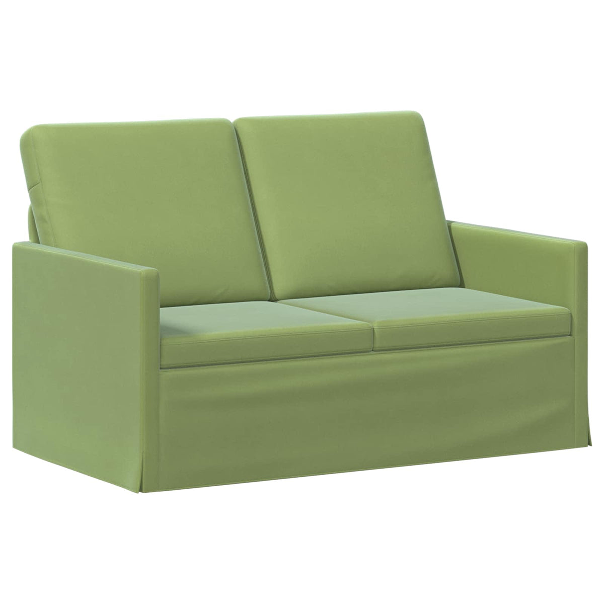 vidaXL Sofa Set 2 pcs Light Green Velvet 4