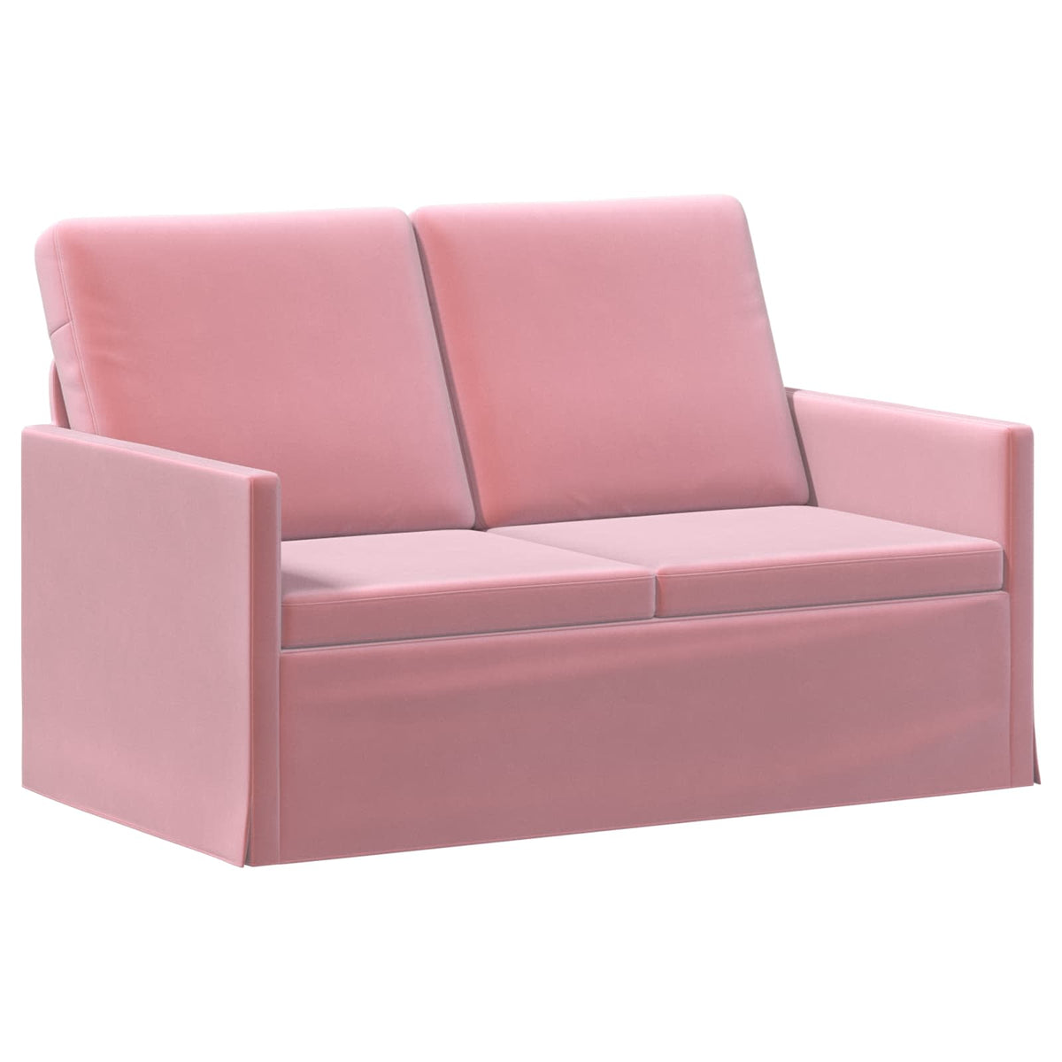 vidaXL Sofa Set 2 pcs Pink Velvet 4