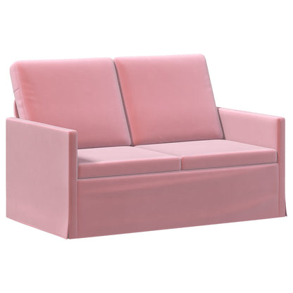 vidaXL Sofa Set 2 pcs Pink Velvet 4