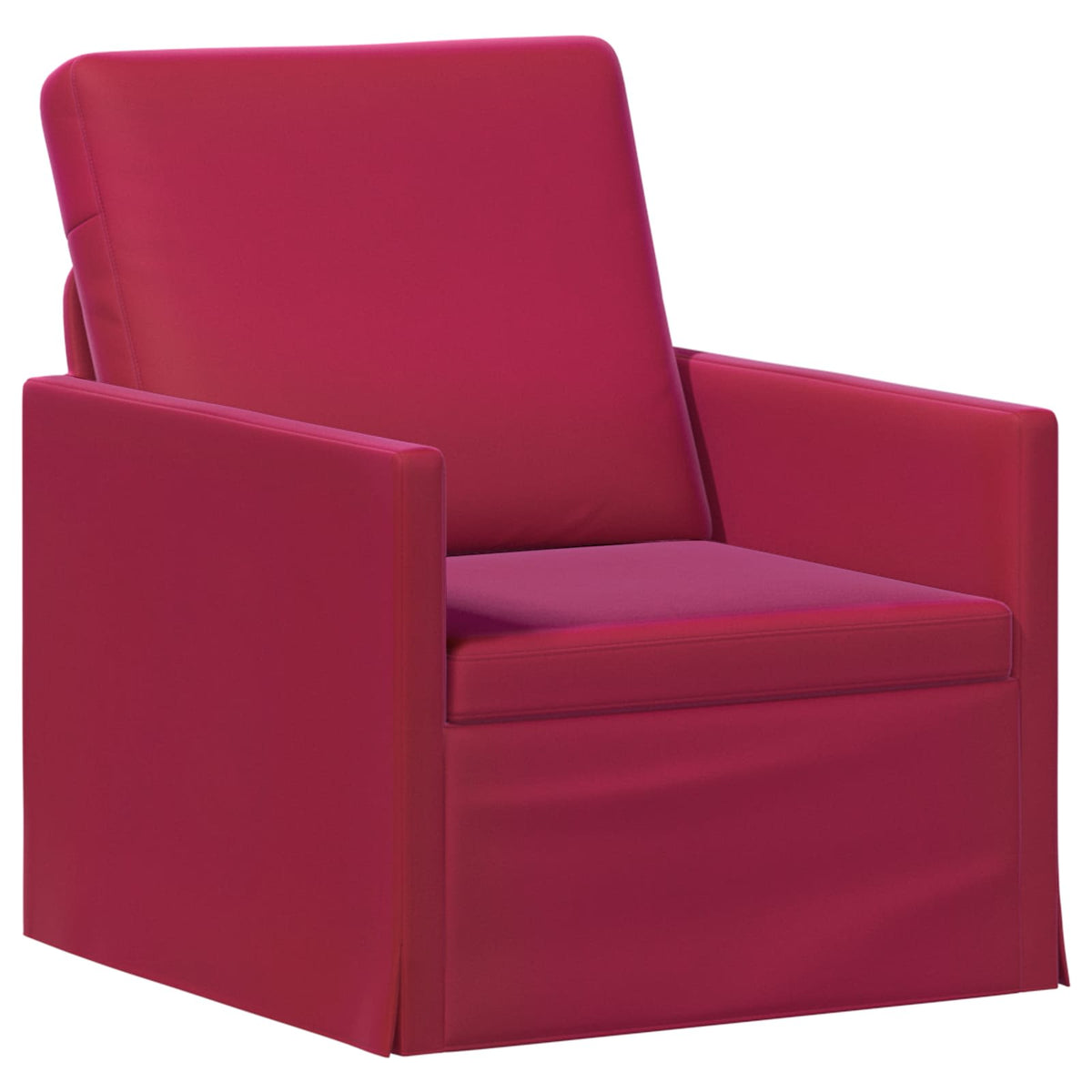 vidaXL Sofa Set 2 pcs Wine Red Velvet 3