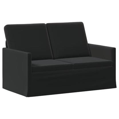 vidaXL Sofa Set 2 pcs Black Velvet 4