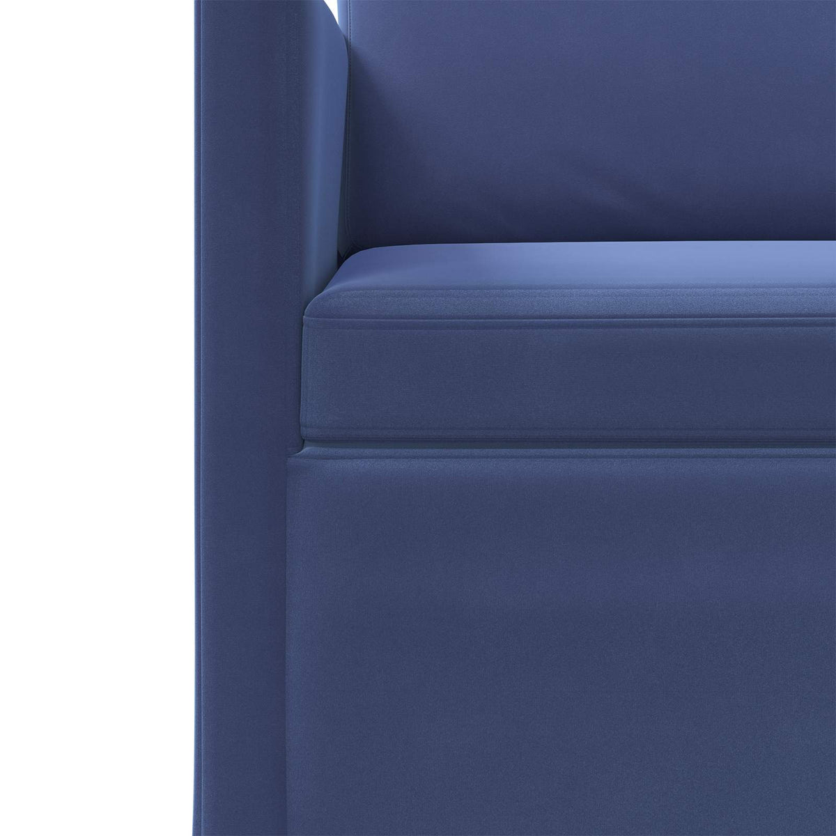 vidaXL Sofa Set 2 pcs Police Blue Velvet 5