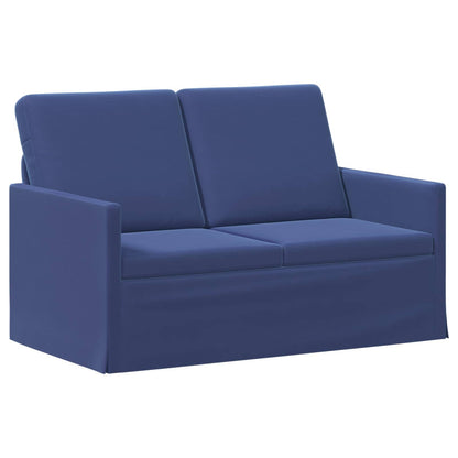 vidaXL Sofa Set 2 pcs Police Blue Velvet 4