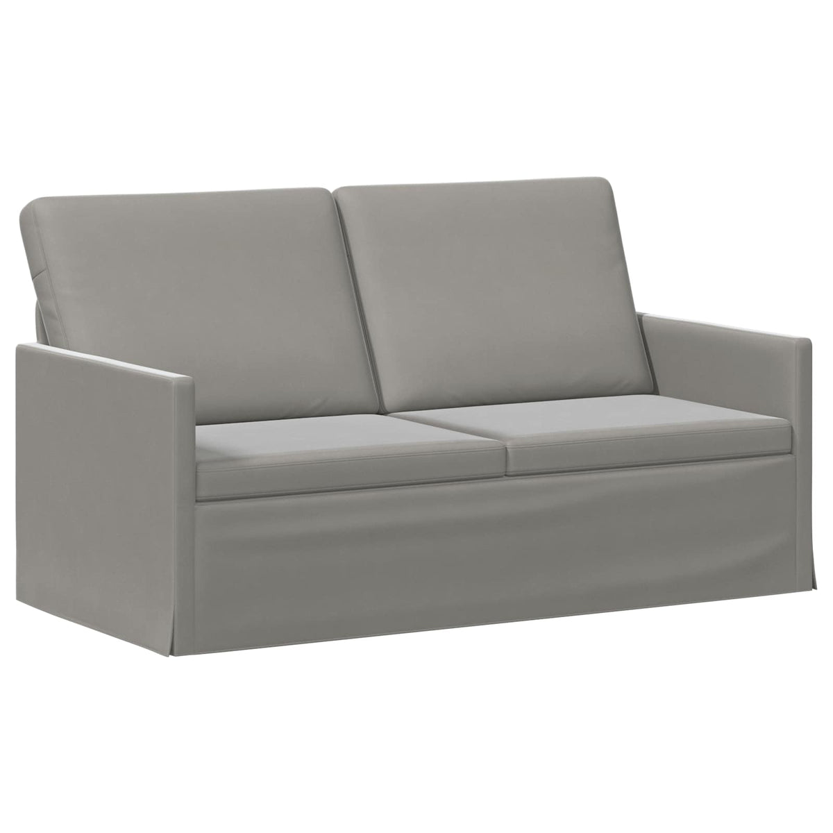 vidaXL Sofa Set 2 pcs Light Grey Velvet 4