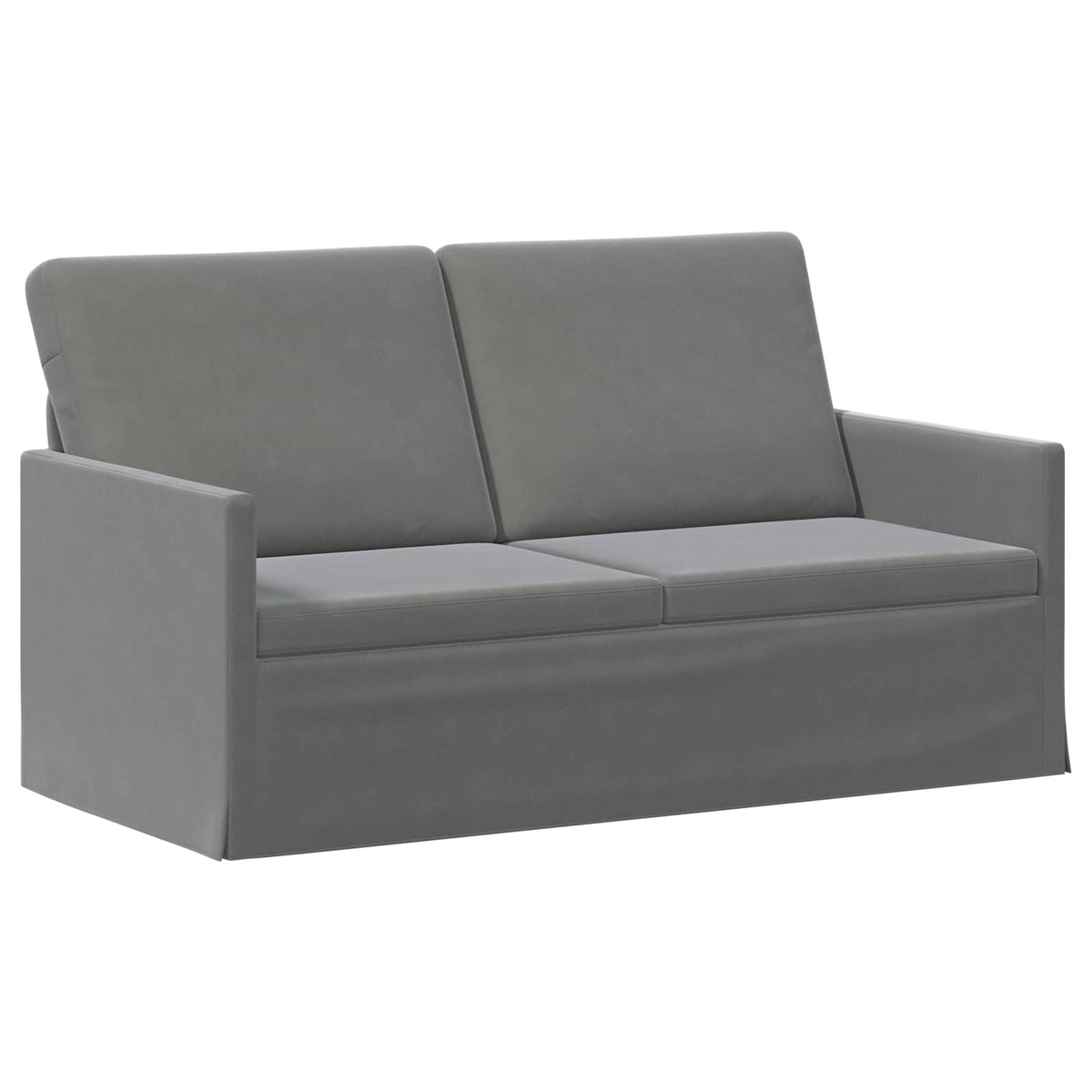 vidaXL Sofa Set 2 pcs Dark Grey Velvet 4