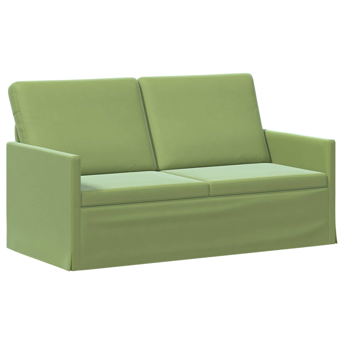 vidaXL Sofa Set 2 pcs Light Green Velvet 4