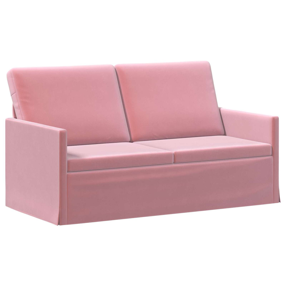 vidaXL Sofa Set 2 pcs Pink Velvet 4