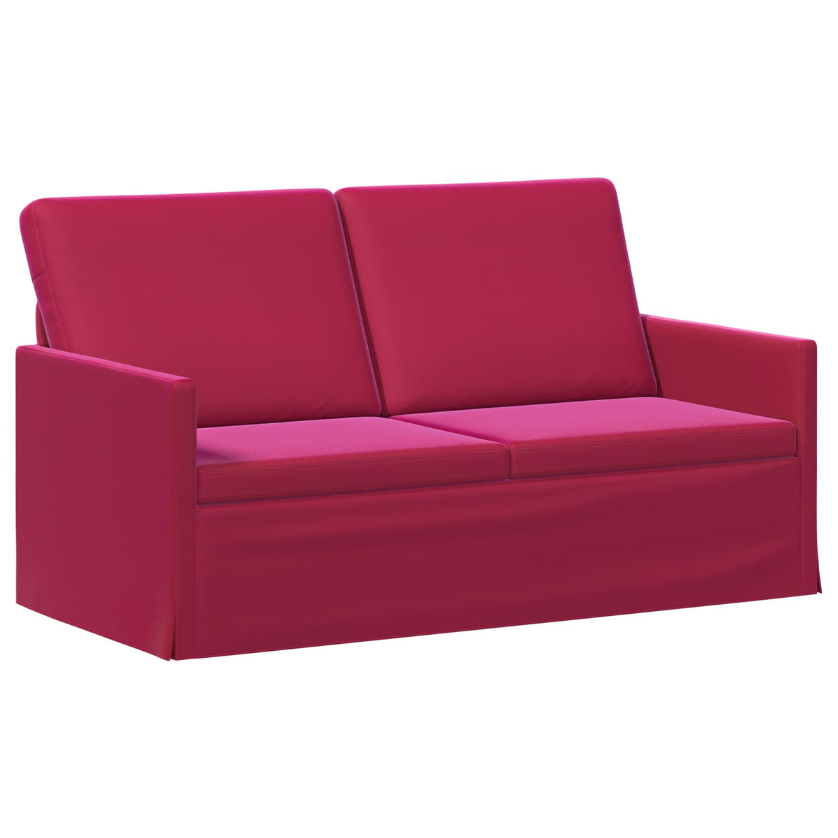vidaXL Sofa Set 2 pcs Wine Red Velvet 4