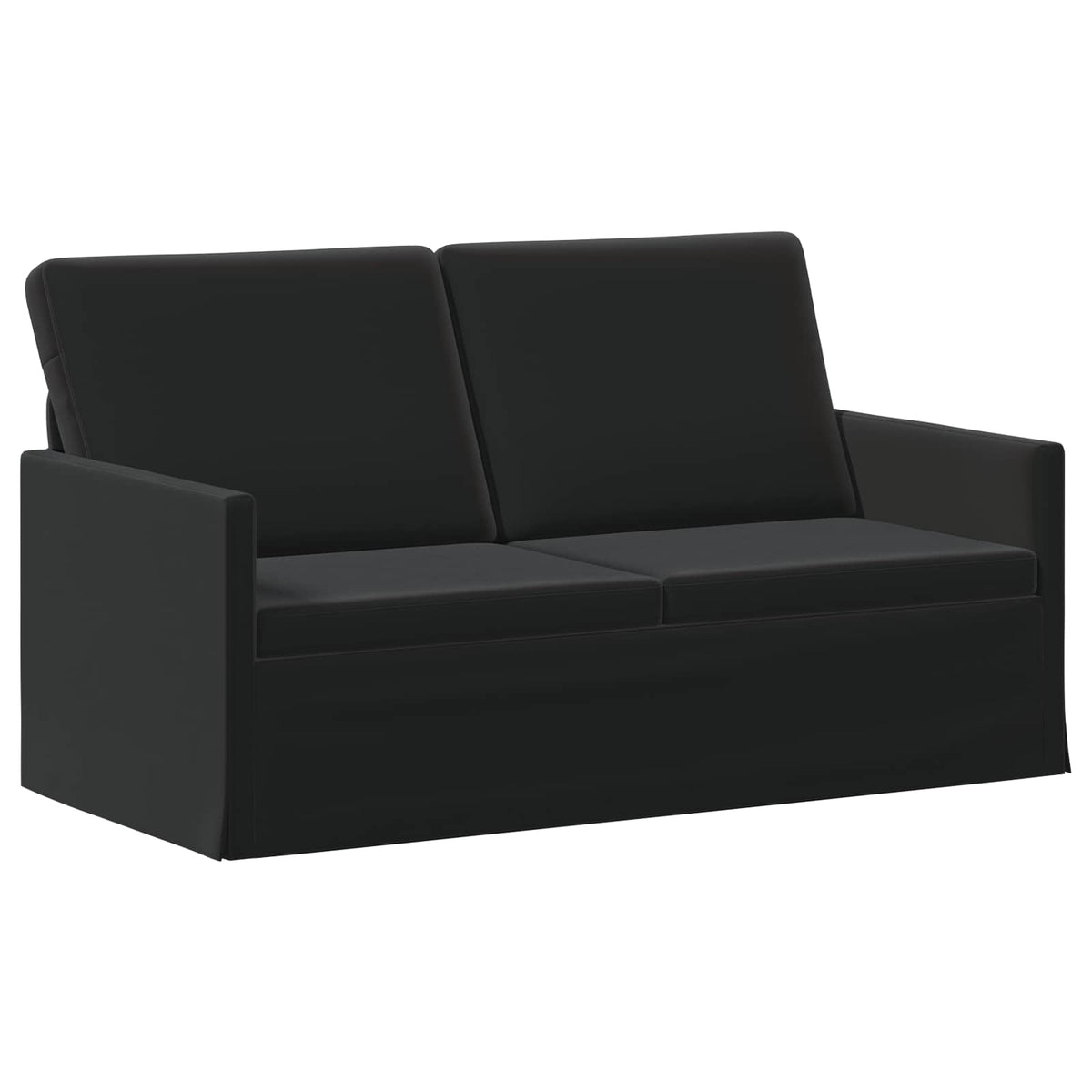 vidaXL Sofa Set 2 pcs Black Velvet 4