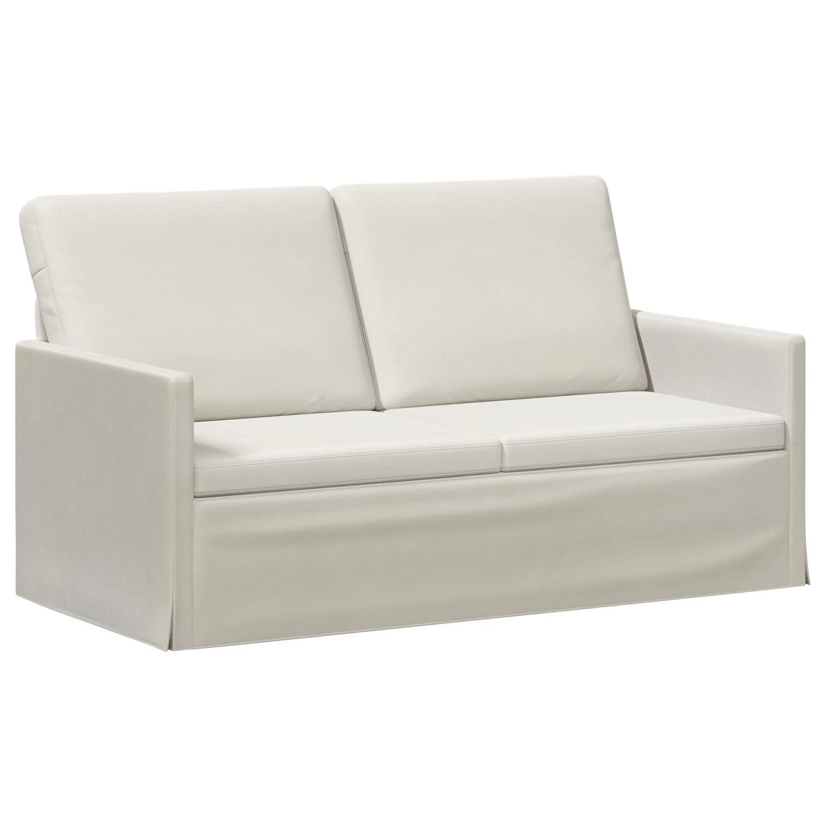 vidaXL Sofa Set 2 pcs Cream Velvet 4