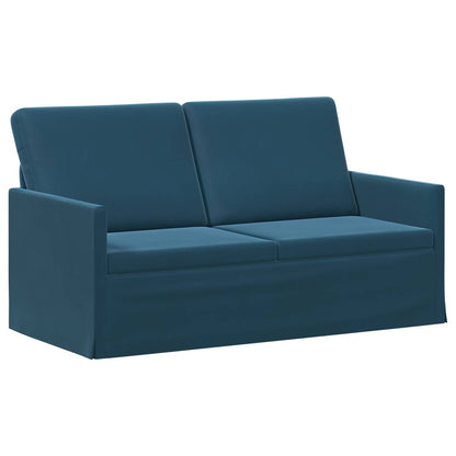 vidaXL Sofa Set 2 pcs Blue Velvet 4