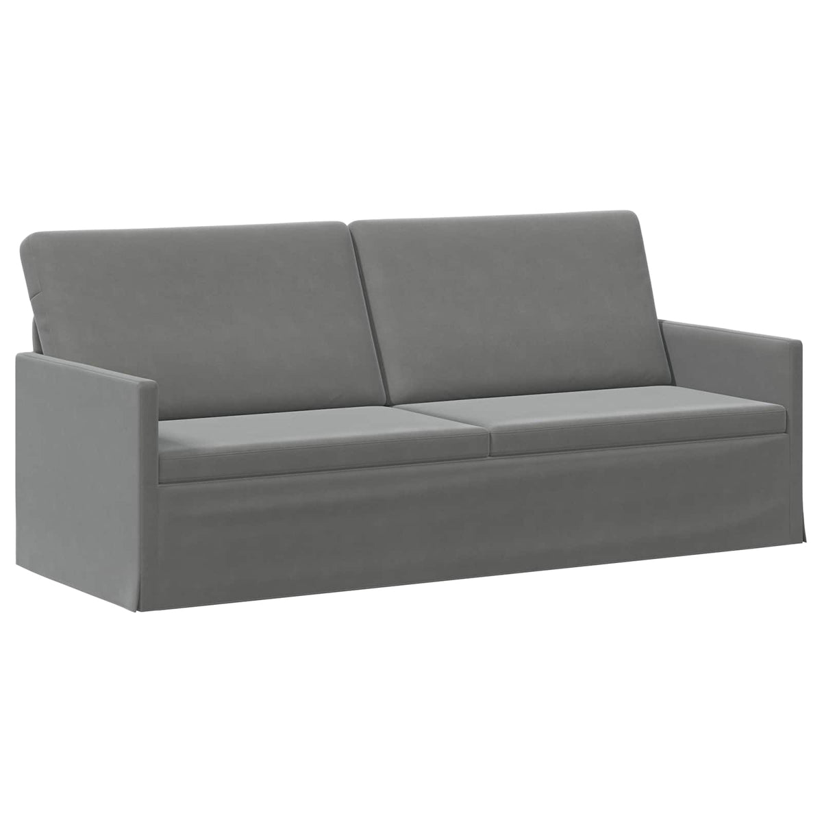 vidaXL Sofa Set 2 pcs Dark Grey Velvet 4