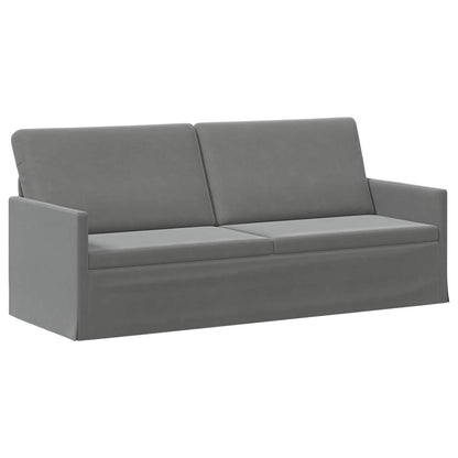 vidaXL Sofa Set 2 pcs Dark Grey Velvet 4